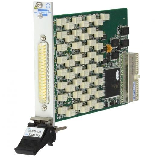 4-Ch +8 SPDT Relays,1Ohm to 63.7Ohm,0.5W (60W SPST),PXI Resistor Module,40-293-111