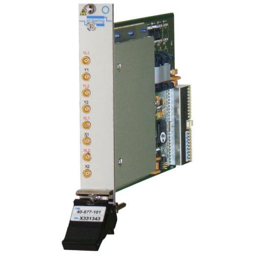 Single,2x2 2.5GHz,50Ohm,MCX,PXI RF Matrix,40-877-101