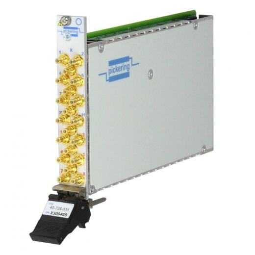 12x8 300MHz,50Ohm,SMB,PXI RF Matrix,Loop-Thru,40-726A-511-L
