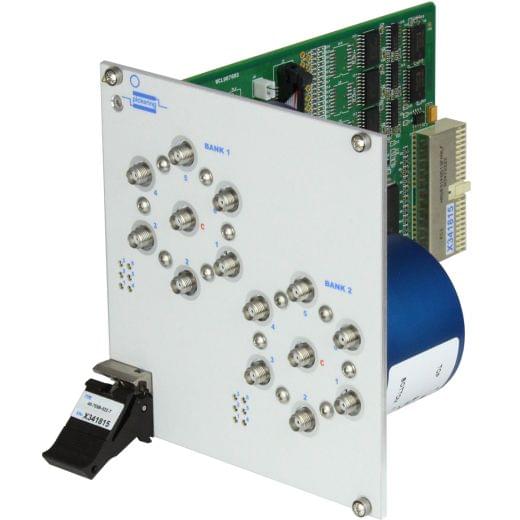 Dual SP6T,2.5GHz,75Ohm,PXI Multiplexer,1.6/5.6, 40-785B-752