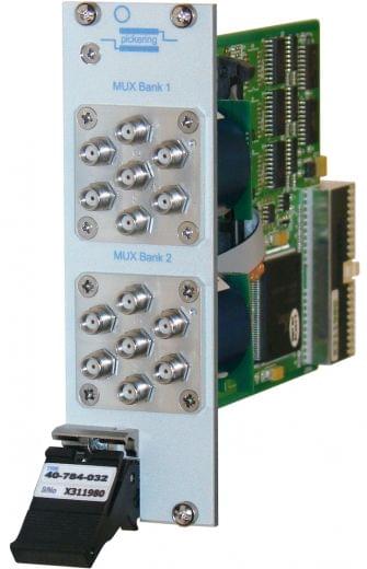 Dual SP6T,40GHz,50Ohm,PXI Multiplexer,SMA-2.9, 40-784A-042
