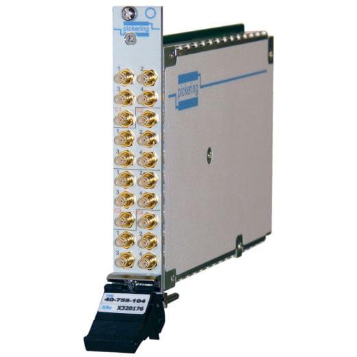 4x 4 to 1,1.8GHz,50Ohm,PXI RF Multiplexer,SMB Connectors, 40-755-104