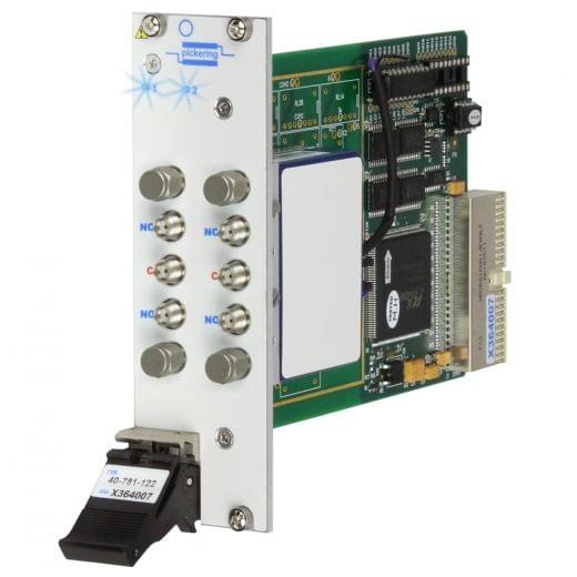 Dual,SPDT,DC-18GHz,50Ohm,SMA PXI Microwave Relay,External Termination, 40-781-122