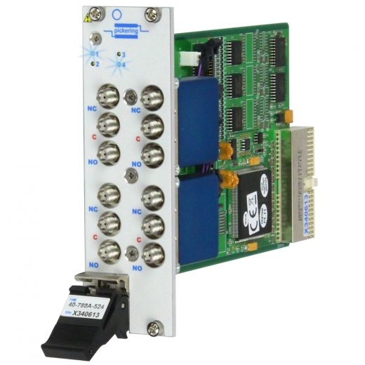 Quad,SPDT,DC-26.5GHz,50Ohm,SMA, PXI Microwave Relay, 40-780A-534