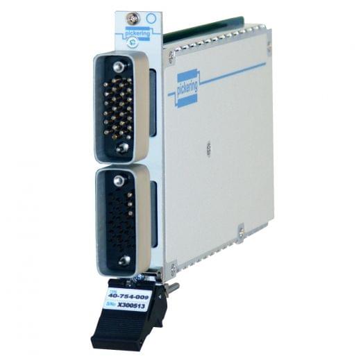 9xSPDT,DC-500MHz,50Ohm,Multiway Connectors, PXI RF Switch, 40-754-009